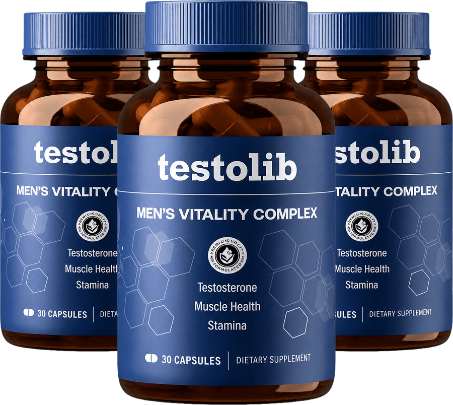 Testolib Men's Vitality Complex — 90 päivän pakkaus